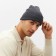 Two -layer male hat with lapel, one size, gray color