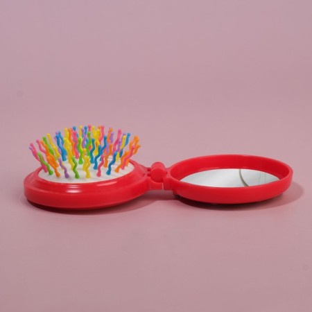 The comb is massage, folding, with a mirror, D = 6.5 cm, Mix drawing-7