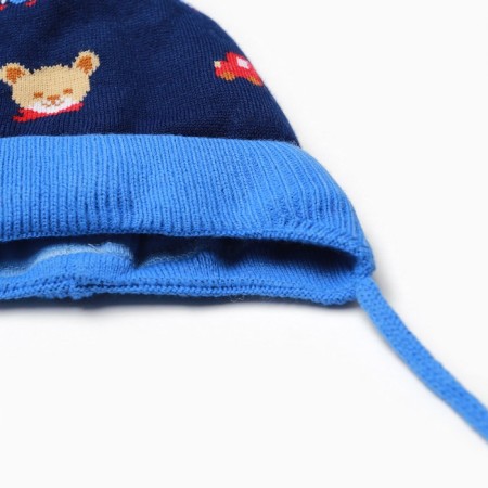 Baby hat, blue color, size 42-44-1