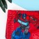 Bathing swimming trunks for the boy "Optimus Prime", transformers, height 110-116 (32), red color