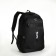 Young backpack from textiles on lightning, 4 pockets, black color