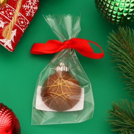 New Year. Figure chocolate "New Year's ball", 20 g-1