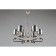 Suspended chandelier Ausonia E27 240W