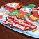 Figure poster "Happy New Year!" Snowmen, Santa Claus, 45 x 26 cm