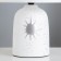 Board Lamp "Mirel" E14 40W white 22.5x22.5x34 cm Risalux