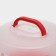 A dish for a cake and cakes with a lid of a share, 30.5 × 21.5 cm, color mix