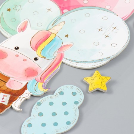 EVA sticker "Unicorn on balls" 41x31.5 cm-1