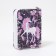 Children's wallet with a zipper, purple color