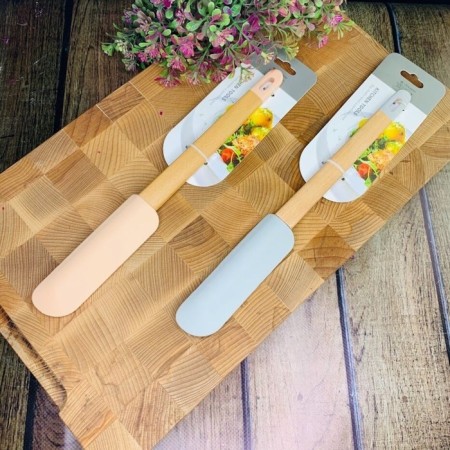 Silicone spoon Lenardi, 31.5 cm, Mix color