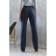 Female trousers, size 46, blue color