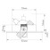 Introductive Lamp Feron DL2801, IP20, G5.3, 50 W, 92x92x25 mm, chromium color
