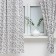 Curtains for the kitchen Ethet Triangles 149x180 cm - 2 pcs, grabbing - 2 pcs, 80% HL, 20% PE