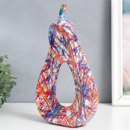 Polystone souvenir "Pear. Color pencils" 6x20x33.5 cm-2