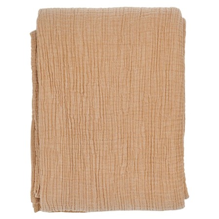 Bilateral veil of muslin color Essential ocher, size 180x250 cm-4