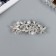 Halfish hairpin "Dilis" Flowers, 6 cm, silver