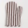 Kitchen set "Dolyana": a selection of 17x17 cm, mittens 26x16 cm, apron 60x80 cm, coffee color, 100% p/e