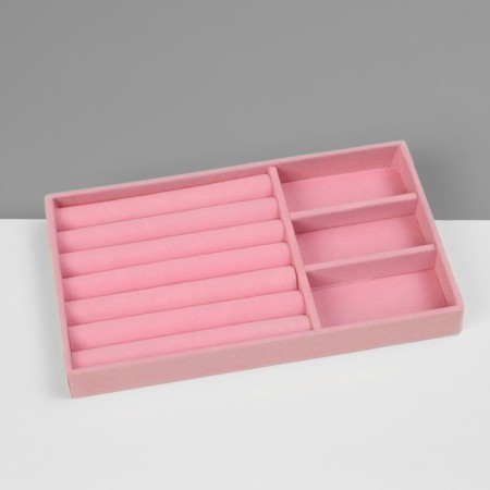 Steam for decorating 3 cells and 7 strips for rings, phlock, 21 × 12.3 × 2.5 cm, pink color-2