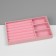 Steam for decorating 3 cells and 7 strips for rings, phlock, 21 × 12.3 × 2.5 cm, pink color
