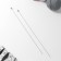 Knitting needles, straight, with Teflon coating, D = 2 mm, 35 cm, 2 pcs