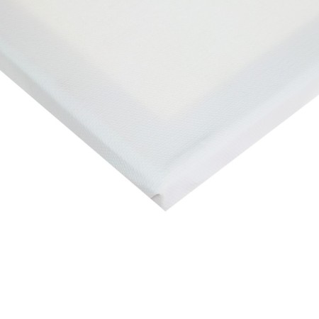 Canvas on the subframe, cotton 100%, 1.6 x 20 x 20 cm, acrylic soil, medium -grained, 380 g/m²-1