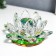 Souvenir glass "Lotus Crystal Troundword Holography" d = 11 cm