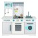 Children's wooden game kitchen "Bloom Style" with 4 objects of dishes