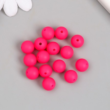 Busina silicone "Round" fuchsia d = 0.9 cm-2