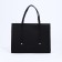 L-Craft tout bag with lightning, black color