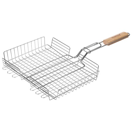 Ground Grill Universal Maclay, 26x31 cm, chrome steel, for barbecue-6