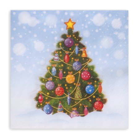New Year's napkins Paper Lilia "New Year's Miracle", 2 layers, 33x33 cm, 20 pcs-1
