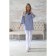Female blouse, size 48, blue color