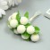 Stamens for flowers "Blood Milk ball" d = 1.5-2 cm 1 bouquet = 10 pcs 10 cm