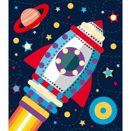 Set for creativity. Like -applique. "Rocket"-1