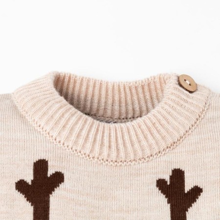Knitted crumb suit I "New Year" Growth 86-92 cm-4