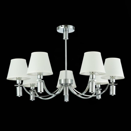Suspended EVOLUCE lamp. Sle111303-07. Monza. 7x40 watts, E14, 82x82x24.5 cm, chromium color-3