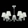 Suspended EVOLUCE lamp. Sle111303-07. Monza. 7x40 watts, E14, 82x82x24.5 cm, chromium color
