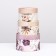 A set of hat boxes 3 in 1 "Beautiful bouquet", hooked, 16 x 10, 14 x 9, 13 x 8.5 cm