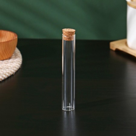 Glass flavor for brewing with a panel of bamboo Bellatenero "Alchemy", 2 × 12 cm, set, 12 pcs-1