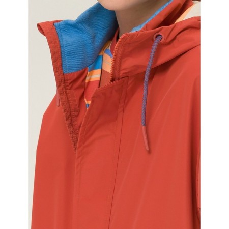 Windbreaker for boys, height 122 cm, terracotta color-3