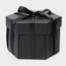 Surprise box of a cot, black, 42 ​​x 39.3 cm