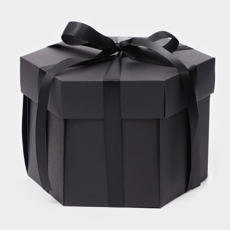 Surprise box of a cot, black, 42 ​​x 39.3 cm