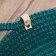 Animal bed, d 35 cm, green, jute