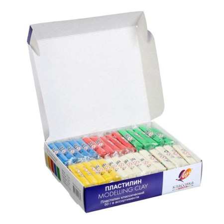 Plasticine 50 g "Classic", mix-1