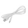 Cable Borofone BX51, microUSB - USB, 2.4 A, 1 m, PVC braid, white
