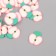 DECOR for creativity PVC "Pink apples in context" set of 20 grams 0.3x1.9x1.9 cm