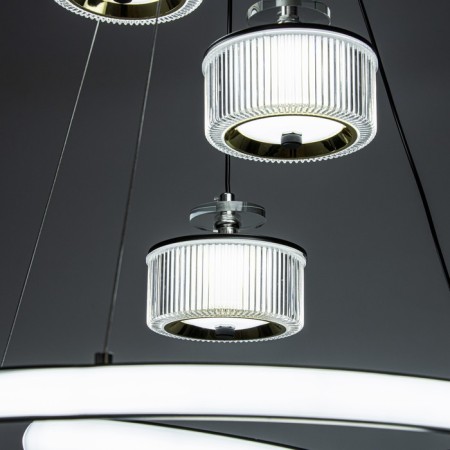 Lamp with PDD "Rimini" LED 96W 3000-6000K Black 50x50x14-114 cm-6