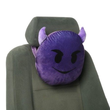 Pillow for the headrest Matech Smile Line, drawn, 30 x 30 x 10 cm, purple-6