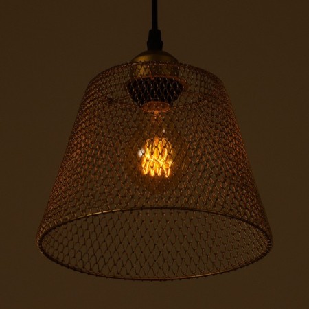 Lamp Bayerlux "Fish" E27 40W gold 20x20x16-116cm-3