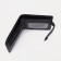 Women's wallet on the button, black color