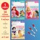 A set of reusable books “Write and Sew”, 3 pcs 16 pcs., 17 × 24 cm, + 3 markers, princesses